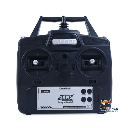 TOUCAN RC HOBBY Tongde Metal 1/16 RC Tank M113A1 Pro Edition Remote Control Electronic 360 Turret Rotation Infrared Combat System Smoke Unit Light Sound Adjustable Tracks Metal Wheels Gearboxes Battery