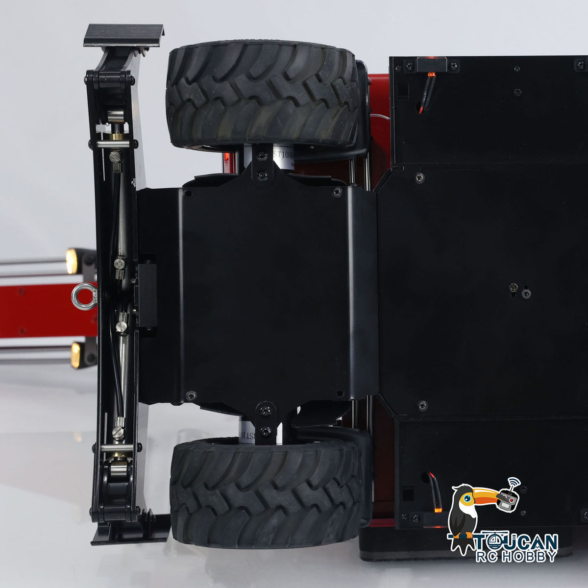 TOUCAN RC HOBBY MTModel 946-3 Metal 1/14 RC Hydraulic Excavator Grab 8-ways Reserving Valves Sound System Lights Ripper for Digger Model Enthusiasts