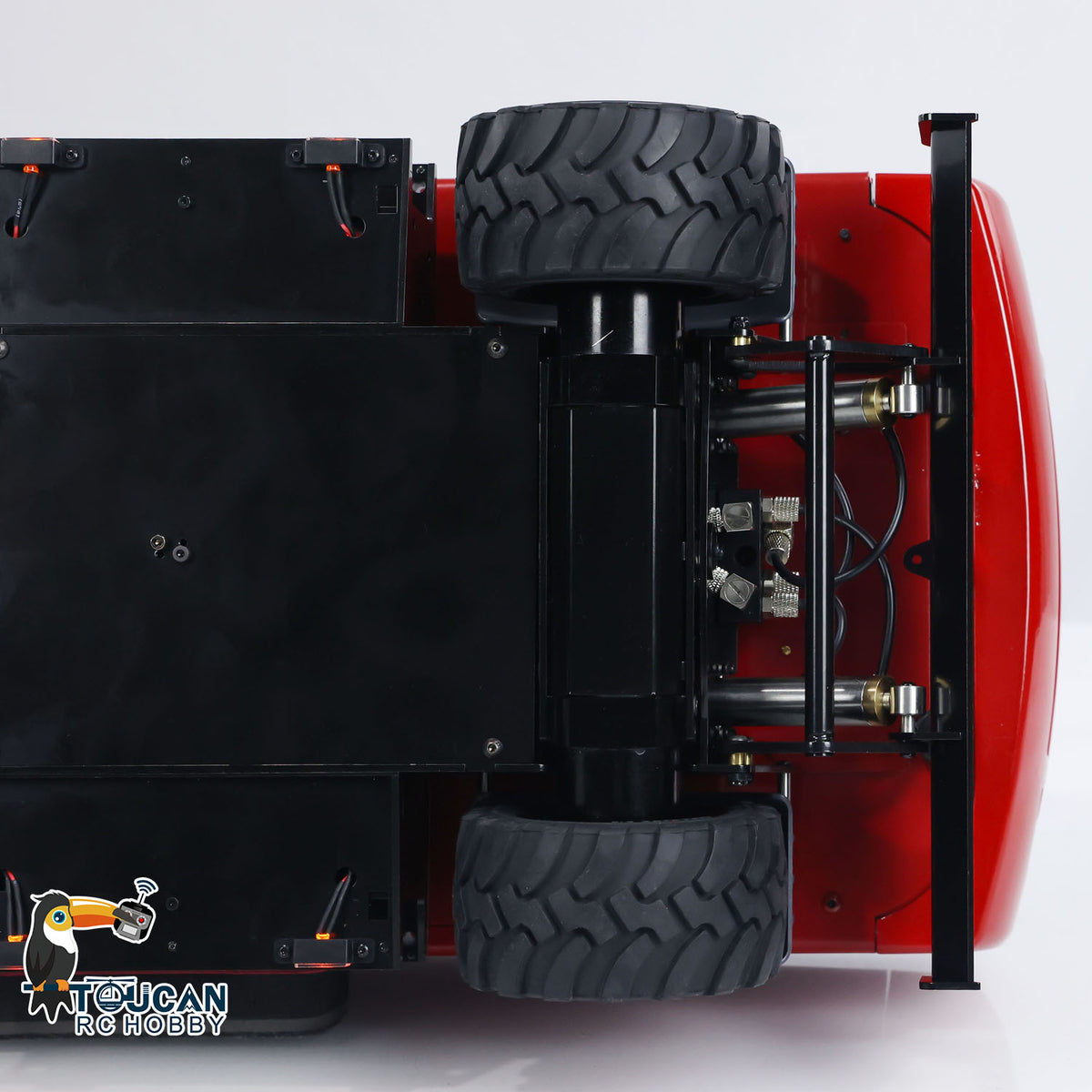 TOUCAN RC HOBBY MTModel 946-3 1/14 Metal RC Hydraulic Excavator Clamshell Bucket 8-ways Reserving Valves Ripper Sound Light for Model Enthusiasts