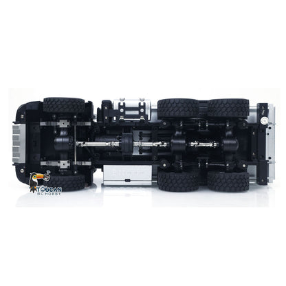 TOUCAN RC HOBBY HUINA 1/14 6*6 Plastic RC Dumper Truck 1598 Remote Control Engineering Transport Vehicle Lifting Rod Tipper Car Light Sound Battery 2.4G Radio Controller RTR