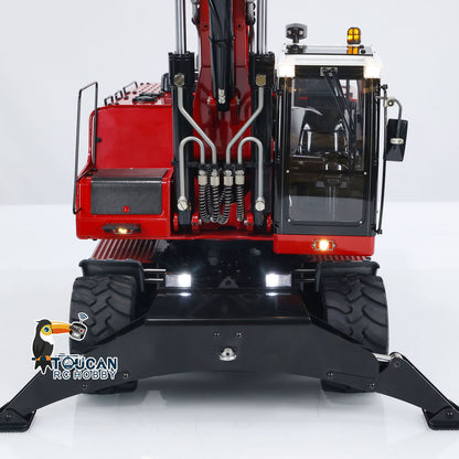 TOUCAN RC HOBBY MTModel 946-3 Metal 1/14 RC Hydraulic Excavator Construction Engineering Vehicle 8-ways Reserving Valves Tiltable Bucket Sound Light for Machinery Enthusiasts