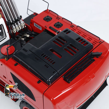 TOUCAN RC HOBBY MTModel 946-3 1/14 Metal RC Hydraulic Excavator Clamshell Bucket 8-ways Reserving Valves Ripper Sound Light for Model Enthusiasts