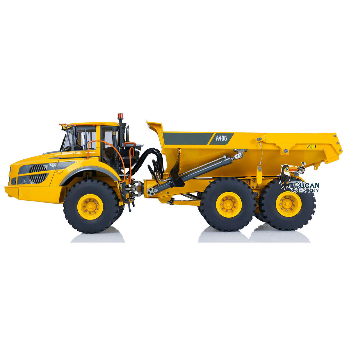 Pre-order TOUCAN RC HOBBY Double E A40G 1/16 Hydraulic RC Articulated Truck Metal RTR Dump Radio Controlled Car Construction Vehicle Hobby Model RTR