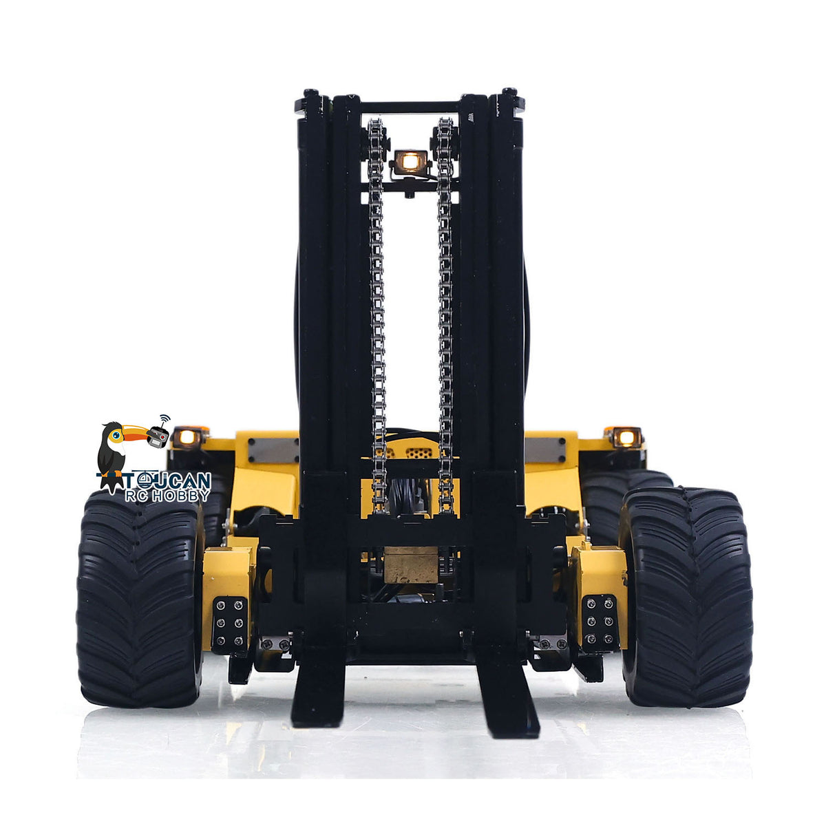 TOUCAN RC HOBBY SFROG BM214 1/14 RTR Metal RC Hydraulic Foldable Forklift 5-Way Valve FrSky X14 Controller Light Sound Storage Box for Model Collectors
