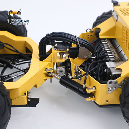 TOUCAN RC HOBBY SFROG BM214 1/14 RTR Metal RC Hydraulic Foldable Forklift 5-Way Valve FrSky X14 Controller Light Sound Storage Box for Model Collectors