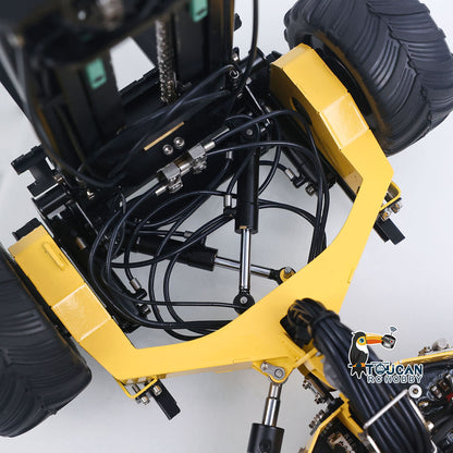 TOUCAN RC HOBBY SFROG BM214 1/14 RTR Metal RC Hydraulic Foldable Forklift 5-Way Valve FrSky X14 Controller Light Sound Storage Box for Model Collectors