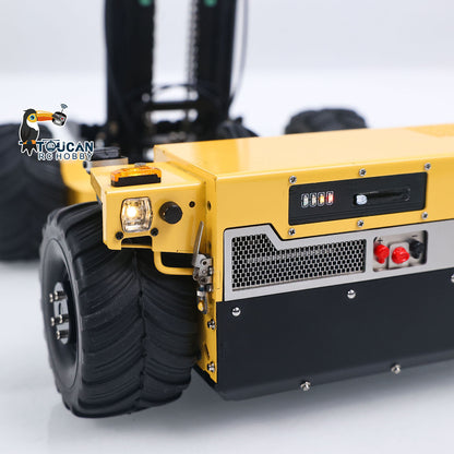 TOUCAN RC HOBBY SFROG BM214 1/14 RTR Metal RC Hydraulic Foldable Forklift 5-Way Valve FrSky X14 Controller Light Sound Storage Box for Model Collectors