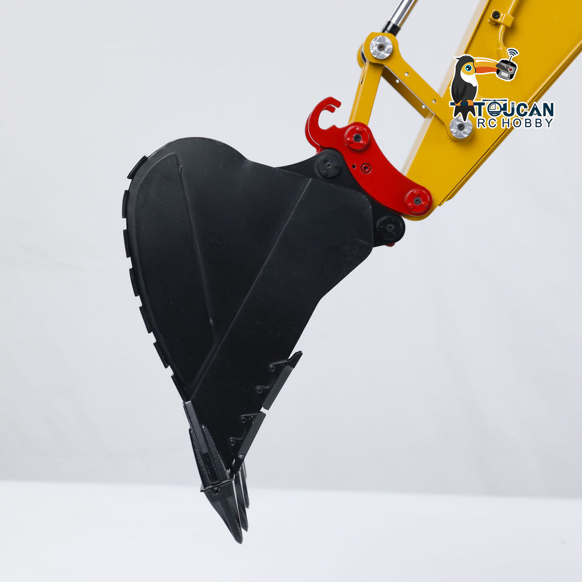 TOUCAN RC HOBBY BMG C374 1/14 Metal RC RTR Hydraulic Excavator Brushless Motor Quick Coupler Light Sound FlySky I6S Controller for Construction Model Collectors