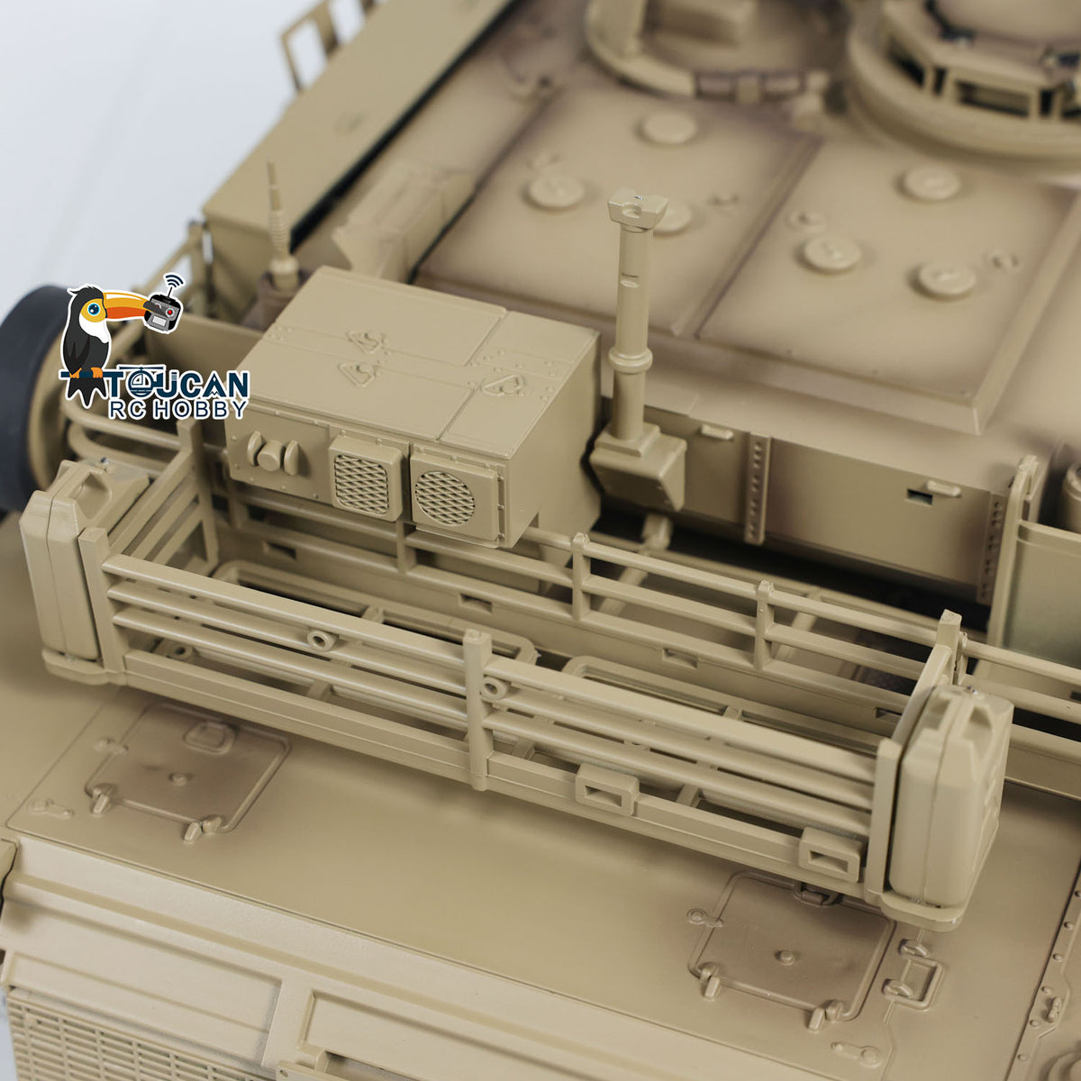TOUCAN RC HOBBY Tongde 1/16 Abrams M1A2 RC Infrared Battle Tank SEP TUSK II Remote Controlled Electric Panzer Model 320 BB Unit Barrel Recoil System