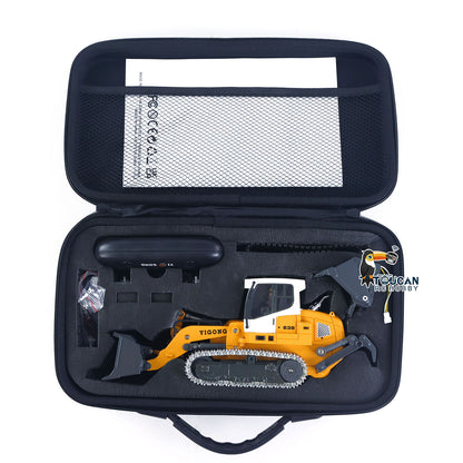 TOUCAN RC HOBBY Yi Gong 1:50 RC Electric Lifting Loader LR636 RTR Remote Controlled 2.4G Construction Vehicle Metal Bucket Tracks Ripper Light Sound Battery USB