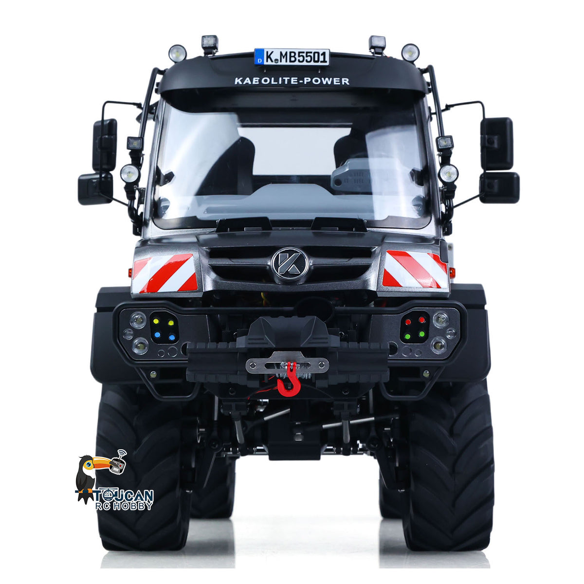 TOUCAN RC HOBBY Kabolite 5501 1/14 Metal RC Dumper Electric Lifting ATV Off Road Truck Lorry 4X4 Axle Differential Lock 2-Speed Transmission Light Sound System