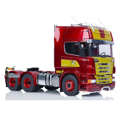TOUCAN RC HOBBY LESU 1/14 6x6 RC Sattelzugmaschine Metallchassis ferngesteuerte Autos Licht Sound