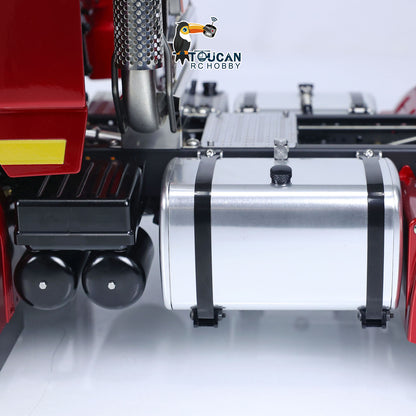 TOUCAN RC HOBBY LESU 1/14 6x6 RC Sattelzugmaschine Metallchassis ferngesteuerte Autos Licht Sound
