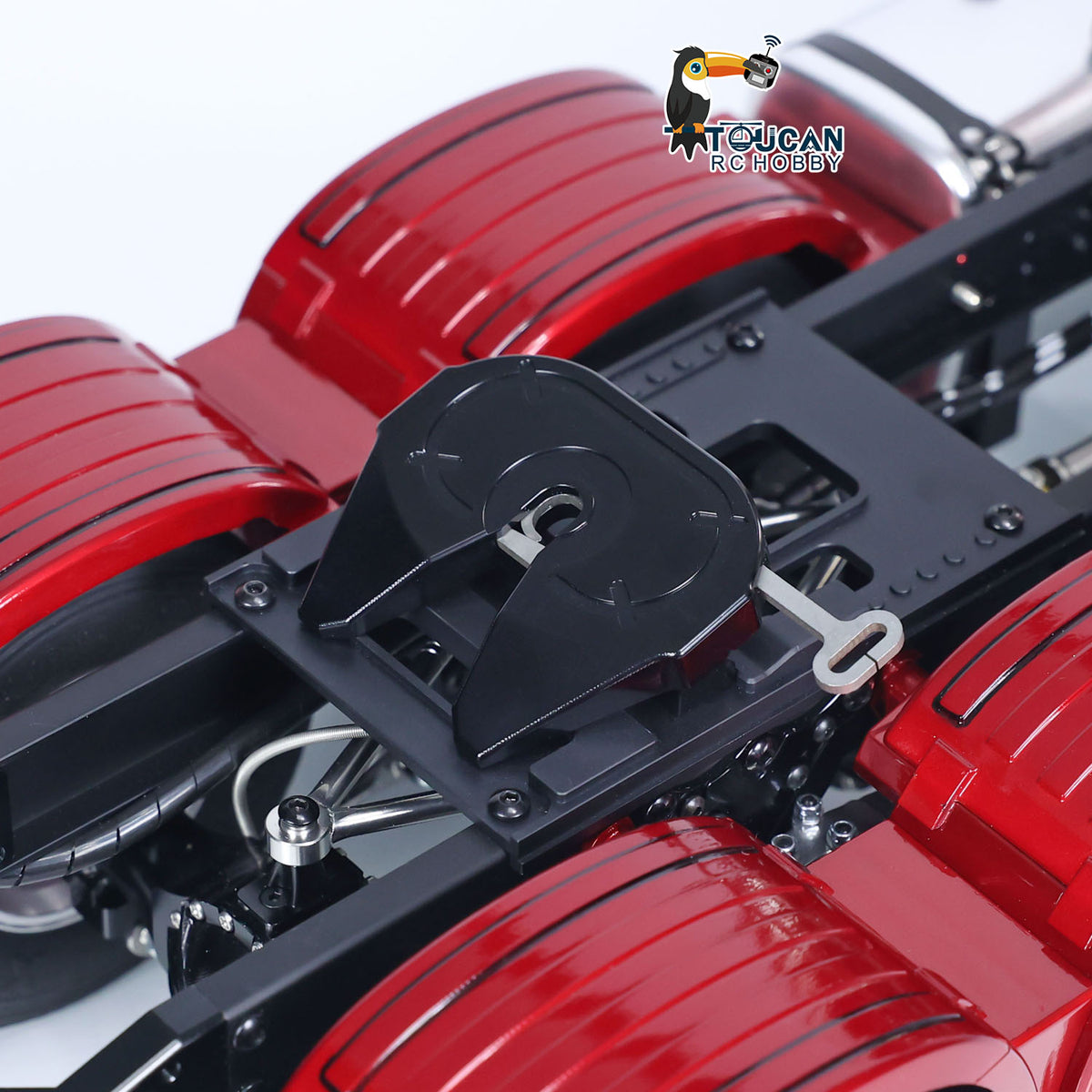 TOUCAN RC HOBBY LESU 1/14 6x6 RC Sattelzugmaschine Metallchassis ferngesteuerte Autos Licht Sound