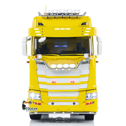 TOUCAN RC HOBBY ScaleClub 770S Échelle 1/14 8x8 Camion Tracteur RC RTR Voiture Électrique Radiocommandée Châssis Métallique Boîte de Vitesses à 3 Rapports Phare Système Sonore