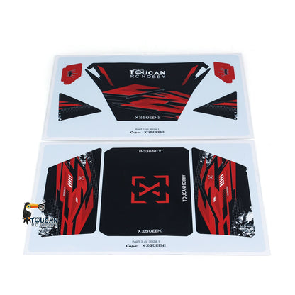 TOUCAN RC HOBBY Customized PVC Waterproof Sticker for Capo 1/8 U4 CD1582X Queen RC Crawler Climbing Vehicle Decoration