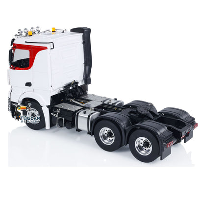 TOUCAN RC HOBBY LESU 6x6 RC Tractor Truck 1/14 Radio Control Car Painted Assembled Metal Chassis