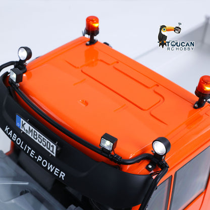 TOUCAN RC HOBBY Kabolite 5501 1/14 Metal RC Dumper Electric Lifting ATV Off Road Truck Lorry 4X4 Axle Differential Lock 2-Speed Transmission Light Sound System