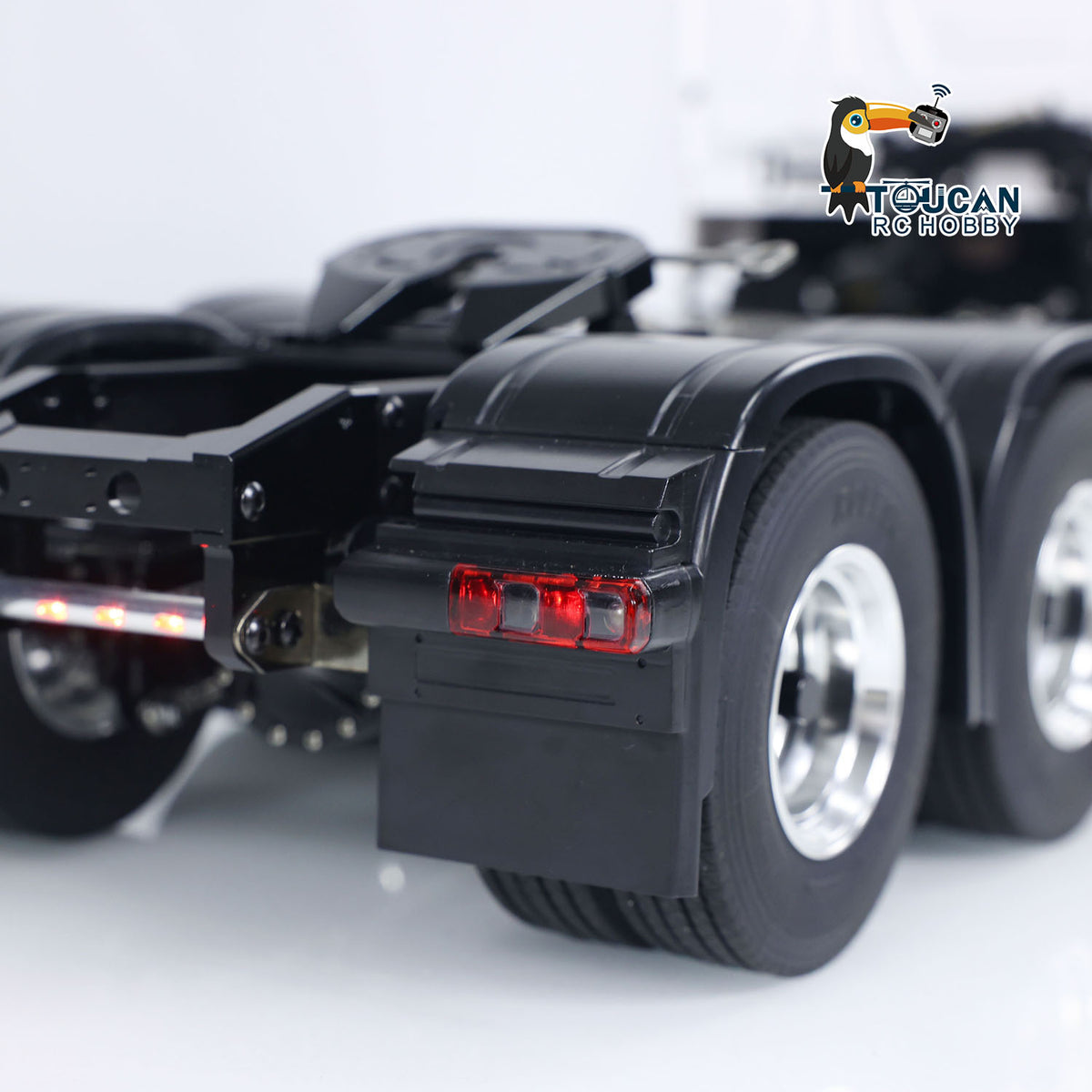 TOUCAN RC HOBBY LESU 6x6 RC Tractor Truck 1/14 Radio Control Car Painted Assembled Metal Chassis