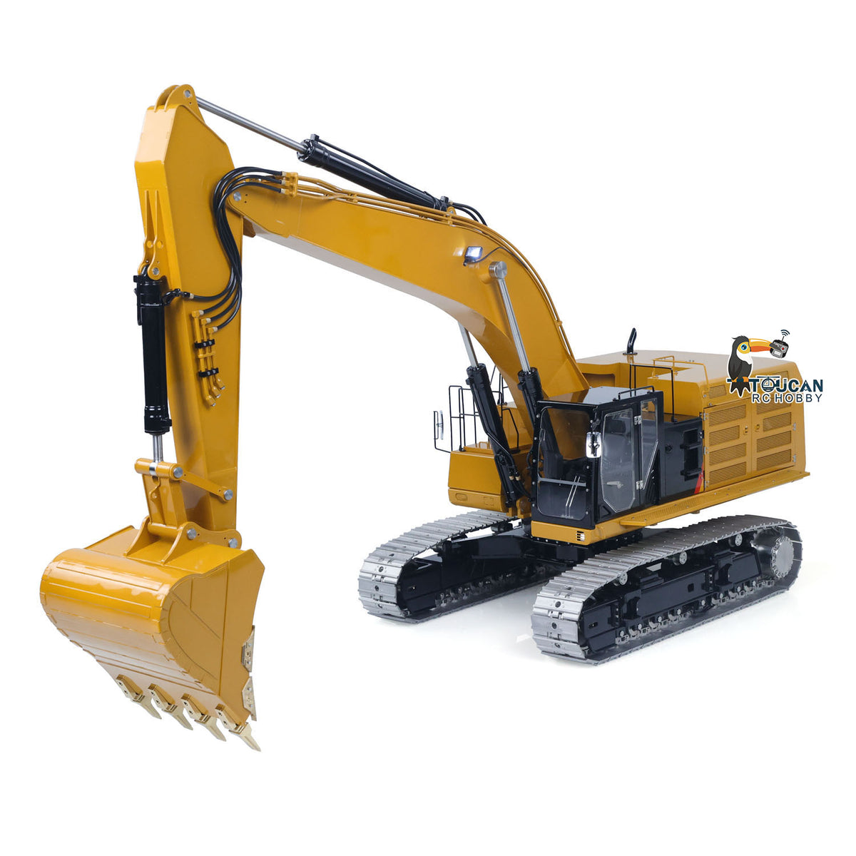 TOUCAN RC HOBBY LESU C374F 1/14 Metal Hydraulic RC Excavator B0001 PNP/RTR Real Construction Truck Model with Light System for Model Enthusiast Weekend Outdoor Fun