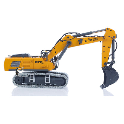 TOUCAN RC HOBBY Yi Gong 1/50 Plastic RC Excavator K970 Mini Electric Lifting Digger RTR Metal Tracks Bucket N20S Motor Lights Sound Remote Control Battery Collectible