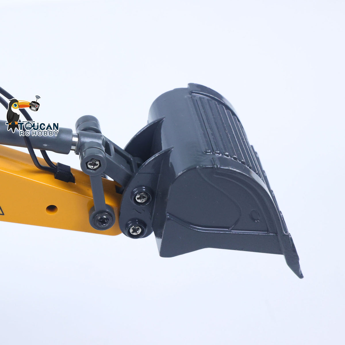 TOUCAN RC HOBBY Yi Gong 1/50 Plastic RC Excavator K970 Mini Electric Lifting Digger RTR Metal Tracks Bucket N20S Motor Lights Sound Remote Control Battery Collectible
