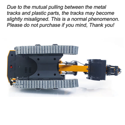 TOUCAN RC HOBBY Yi Gong 1/50 Plastic RC Excavator K970 Mini Electric Lifting Digger RTR Metal Tracks Bucket N20S Motor Lights Sound Remote Control Battery Collectible