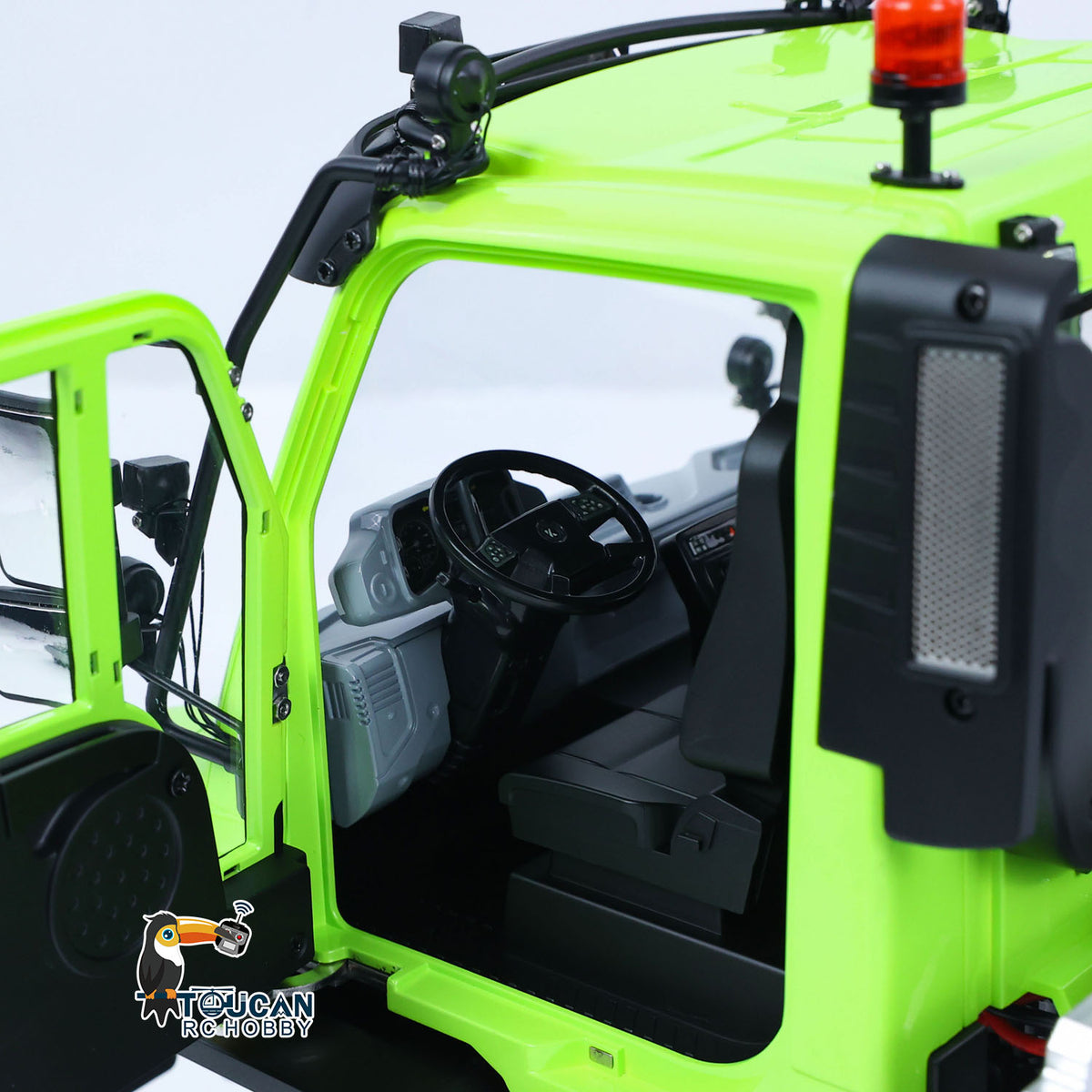 TOUCAN RC HOBBY Kabolite 5501 1/14 Metal RC Dumper Electric Lifting ATV Off Road Truck Lorry 4X4 Axle Differential Lock 2-Speed Transmission Light Sound System