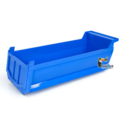 TOUCAN RC HOBBY LXY 1/14 Metal High Bucket Timber Flatbed U Shape Bucket for 8x8 10x10 Hydraulic Roll On/Off Dump Truck Crane Dumper DIY Construction Vehicle