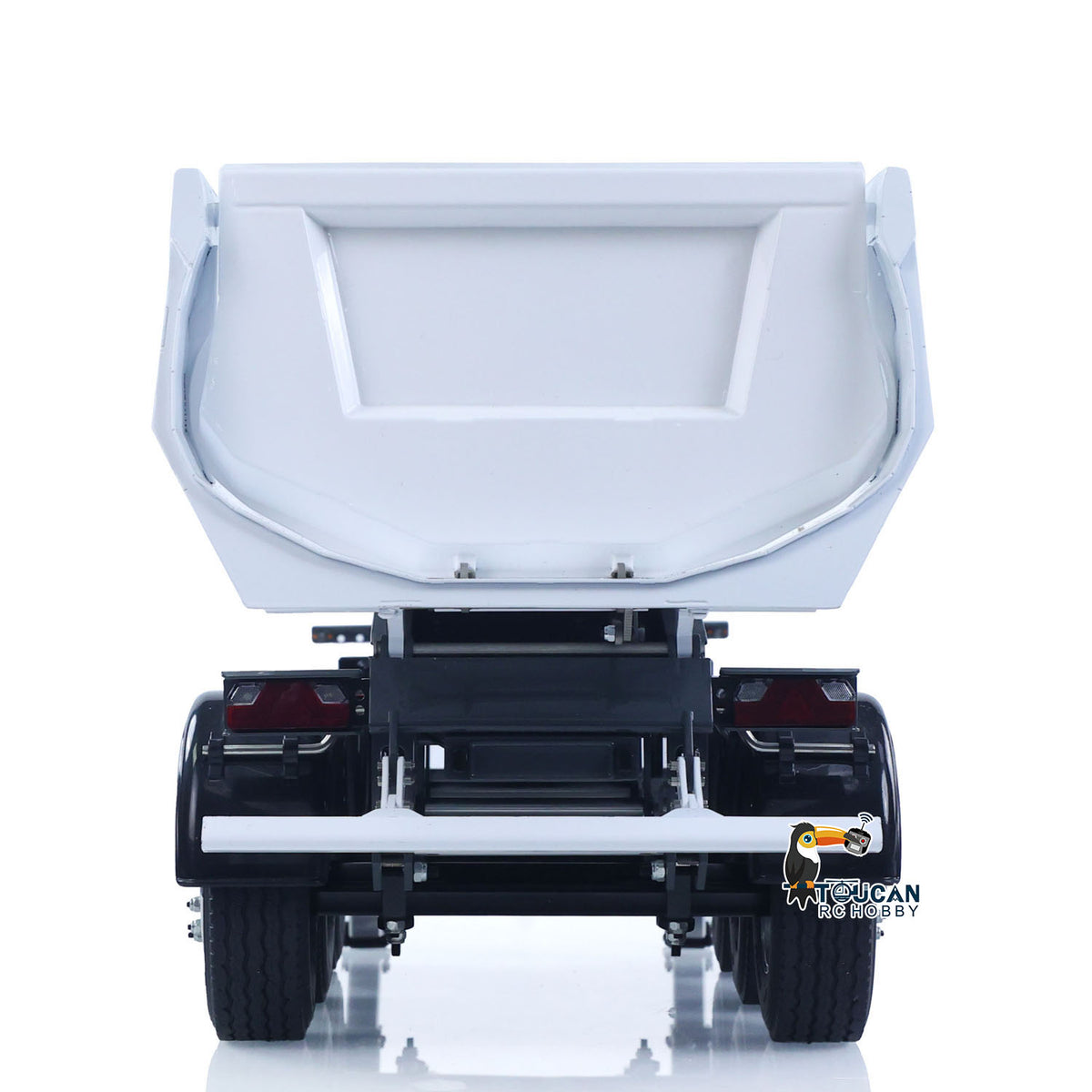 TOUCAN RC HOBBY LESU A0069 1/14 Metal RC Trailer with Electric Legs Taillight Clearance Lamp for RC Tractor Truck Construction Vehicle Enthusiast