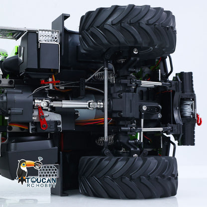 TOUCAN RC HOBBY Kabolite 5501 1/14 Metal RC Dumper Electric Lifting ATV Off Road Truck Lorry 4X4 Axle Differential Lock 2-Speed Transmission Light Sound System