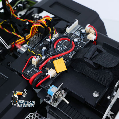 TOUCAN RC HOBBY Kabolite 5501 1/14 Metal RC Dumper Electric Lifting ATV Off Road Truck Lorry 4X4 Axle Differential Lock 2-Speed Transmission Light Sound System