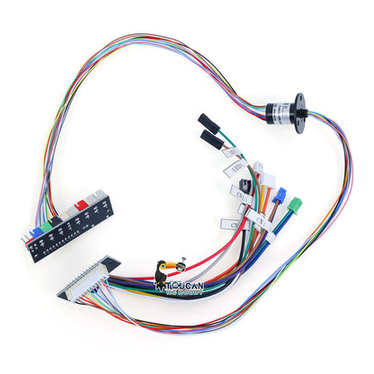 TOUCAN RC HOBBY US Stock 1/16 Scale Heng Long 6.0 7.0 RC Tank Models Upgraded Part Electric Slip Ring 12P DIY for 360 Degree grees Rotating Gear