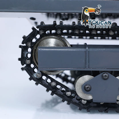 TOUCAN RC HOBBY JZModel Metal 1/12 EG110R RC Hydraulic Tracked Truck Painted and Assembled Vehicles FlySky I6S Radio Control Dumper Car Model