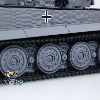 TOUCAN RC HOBBY HY Model 1/24 217 007 RC Battle Tank Tiger I Remote Control Military Tanks Armored Panzer Infrared Combat USB Assembled Painted