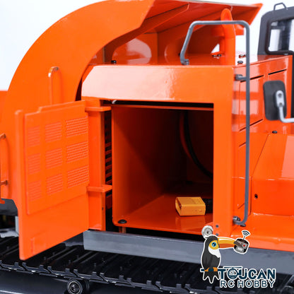 TOUCAN RC HOBBY JZModel Metal 1/12 EG110R RC Hydraulic Tracked Truck Painted and Assembled Vehicles FlySky I6S Radio Control Dumper Car Model