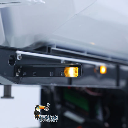 TOUCAN RC HOBBY LESU A0069 1/14 Metal RC Trailer with Electric Legs Taillight Clearance Lamp for RC Tractor Truck Construction Vehicle Enthusiast