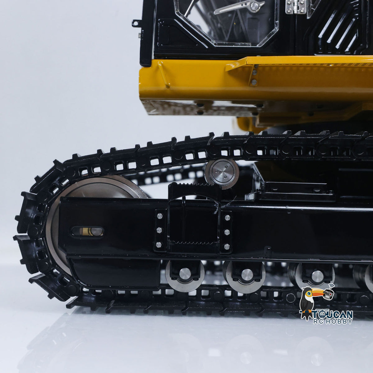 TOUCAN RC HOBBY LESU C374F 1/14 Metal RC Hydraulic Excavator B0001 RTR/PNP/KIT Remote Control Digger with Hobbywing Brushless ESC 6CH Brass Valve Light System