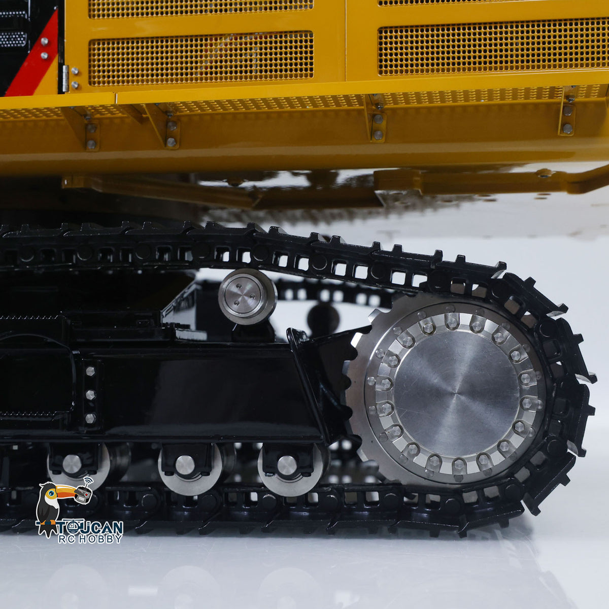 TOUCAN RC HOBBY LESU C374F 1/14 Metal RC Hydraulic Excavator B0001 RTR/PNP/KIT Remote Control Digger with Hobbywing Brushless ESC 6CH Brass Valve Light System