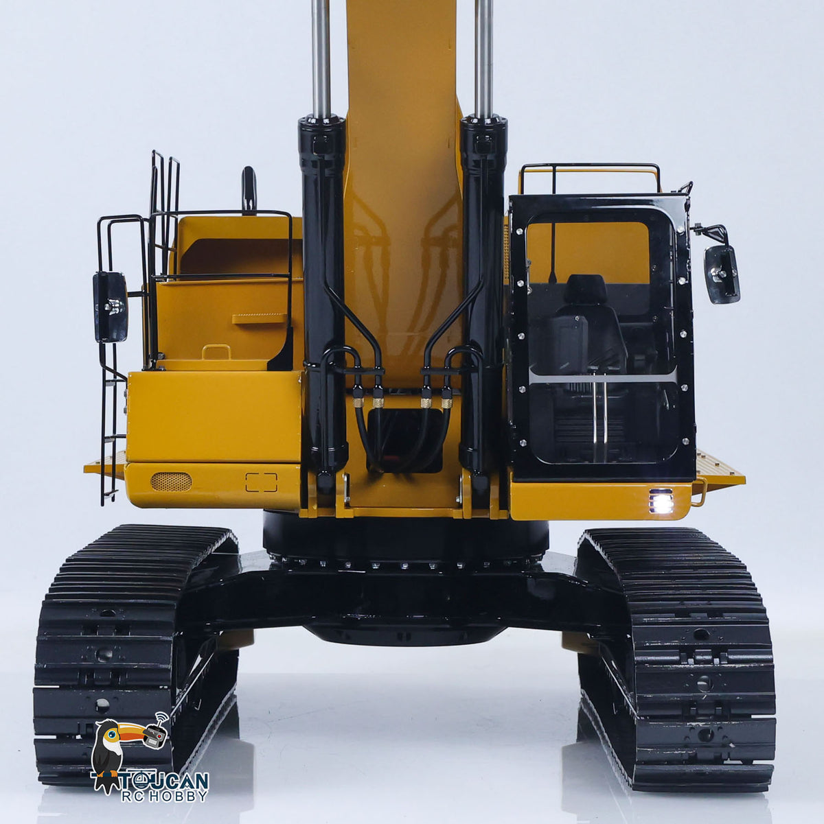 TOUCAN RC HOBBY LESU C374F 1/14 Metal RC Hydraulic Excavator B0001 RTR/PNP/KIT Remote Control Digger with Hobbywing Brushless ESC 6CH Brass Valve Light System