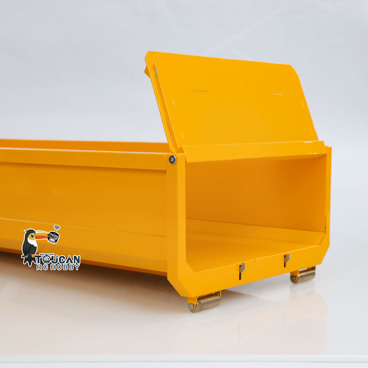 TOUCAN RC HOBBY Kabolite K3365/K3366 1/14 Metal RC Roll on off Dumper Truck RTR 8x8 Hydraulic Tipper Vehicle 2-Speed Transmission Light & Sound System FlySky ST8 Controller Square/U-shaped Bucket for Model Collector