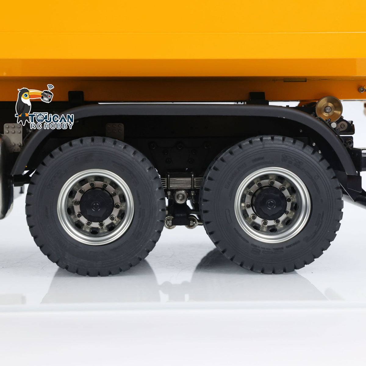 TOUCAN RC HOBBY Kabolite K3365/K3366 1/14 Metal RC Roll on off Dumper Truck RTR 8x8 Hydraulic Tipper Vehicle 2-Speed Transmission Light & Sound System FlySky ST8 Controller Square/U-shaped Bucket for Model Collector