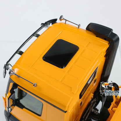 TOUCAN RC HOBBY Kabolite K3365/K3366 1/14 Metal RC Roll on off Dumper Truck RTR 8x8 Hydraulic Tipper Vehicle 2-Speed Transmission Light & Sound System FlySky ST8 Controller Square/U-shaped Bucket for Model Collector