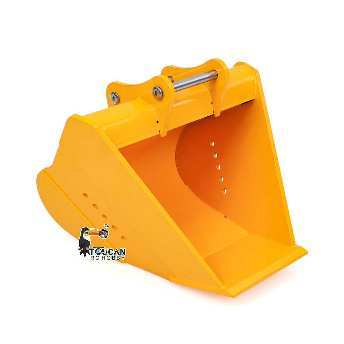 TOUCAN RC HOBBY  Metal Grading/Trapezoidal/Narrow Toothless/Toothed/Rake/Grille Bucket for 1/12 Hydraulic Remote Control Tracked Excavator C395 LR976 E650 RC Digger Model Construction Vehicle