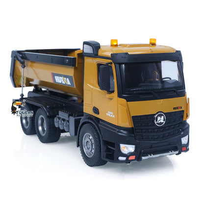 US Stock HUINA 1/14 RC Dump Truck 573 - Metal & Plastic RTR 7.2V Battery