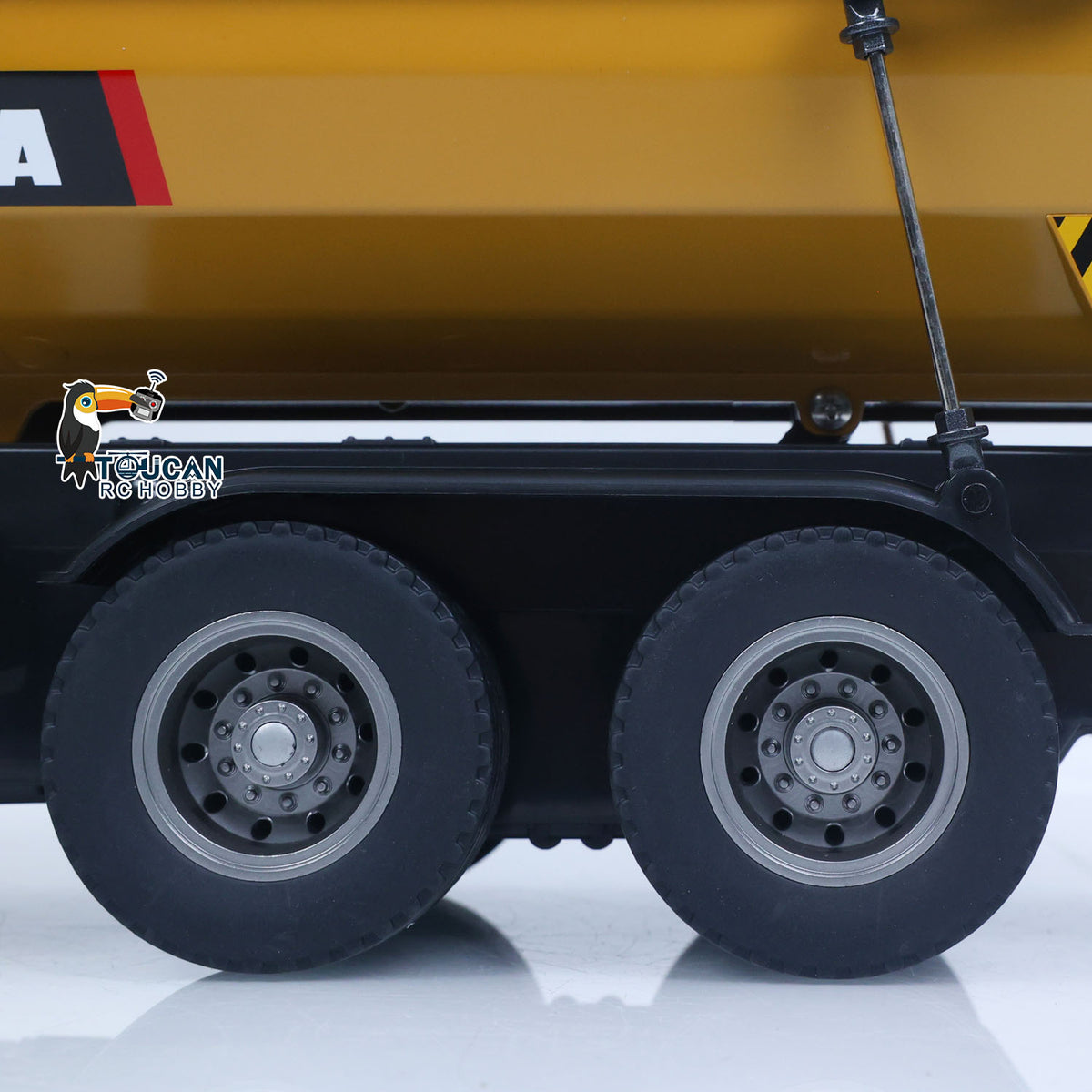 TOUCAN RC HOBBY HUINA 1/14 Electric RC Dump Truck 573 Remote Control Tipper Model Vehicle Flowing Water Light Sound Effect 2.4G Radio Battery