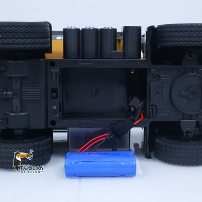 TOUCAN RC HOBBY HUINA 1/14 Electric RC Dump Truck 573 Remote Control Tipper Model Vehicle Flowing Water Light Sound Effect 2.4G Radio Battery
