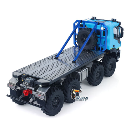 TOUCAN RC HOBBY MODO 1/14 Metal 8x8 RC Crawler Car PNP FlySky ST8 Radio Controller Light Sound System Electric Winch Differential Lock 2-speed gearbox for Enthusiast