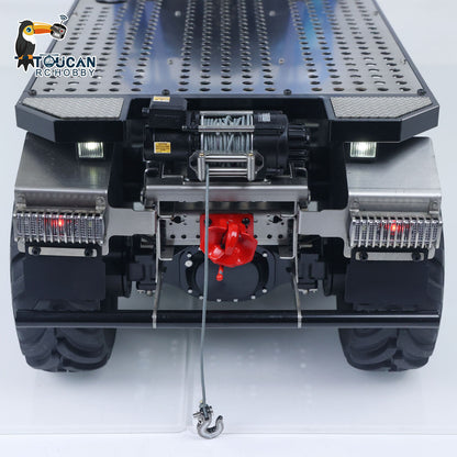 TOUCAN RC HOBBY MODO 1/14 Metal 8x8 RC Crawler Car PNP FlySky ST8 Radio Controller Light Sound System Electric Winch Differential Lock 2-speed gearbox for Enthusiast