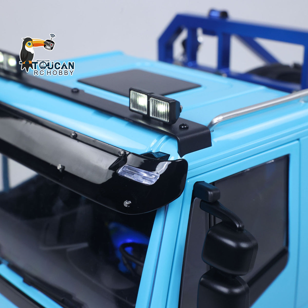 TOUCAN RC HOBBY MODO 1/14 Metal 8x8 RC Crawler Car PNP FlySky ST8 Radio Controller Light Sound System Electric Winch Differential Lock 2-speed gearbox for Enthusiast